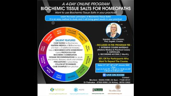 Biochemic Tissue Salts For Homeopaths By Dr. Ana Klikovac