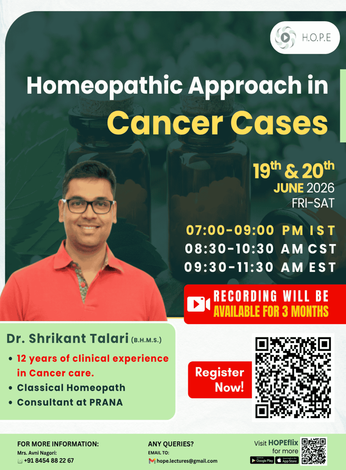 Homeopathic Approach in Cancer Cases (1)